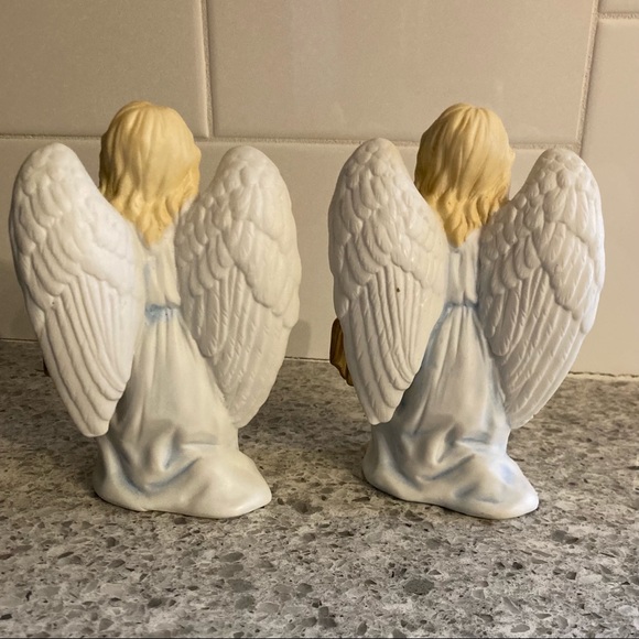 HOMCO Nativity Christmas angel figurines - Picture 3 of 7
